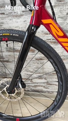НОВ шосеен/Gravel велосипед Ridley Fenix SLA SRAM Rival/Apex XPLR Disc Fulcrum Rapid Red 500 27.5 |M, снимка 11 - Велосипеди - 55119661