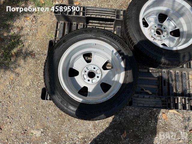 2бр.НОВИ Резервни гуми+АЛУМИНИЕВИ ДЖАНТИ 15цола 4x100-Opel,Chevrolet,Fiat, снимка 12 - Гуми и джанти - 55283236
