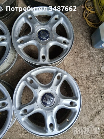 16цола за SEAT 5×100 6.5J ×16 ет 44.5 ц.57.1мм , снимка 2 - Гуми и джанти - 54485235