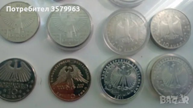 14 броя 10 евро -Германия , снимка 4 - Нумизматика и бонистика - 55368641