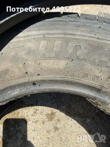 4броя bridgestone duravis 225/65R16, снимка 2 - Гуми и джанти - 55392546