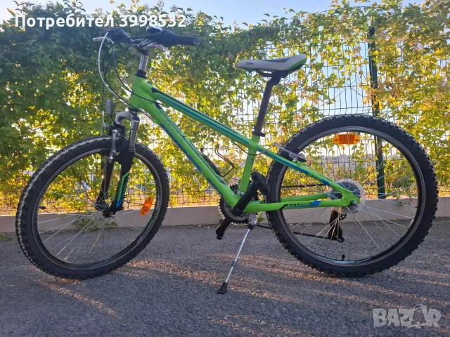 Юношески велосипед Cross Speedster 24" Електриковозелен 18 скорости Shimano, снимка 2 - Велосипеди - 55523868