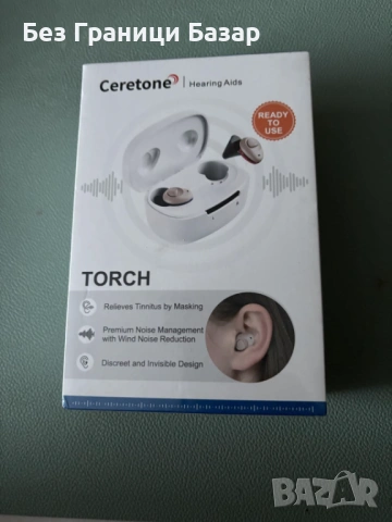 Нови дигитални Ceretone Torch слухови апарати с зарядна кутия дискретен дизайн, снимка 3 - Други - 54639355