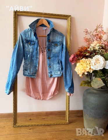 ZARA Дамски дънки, яке и риза, снимка 4 - Дънки - 54031167