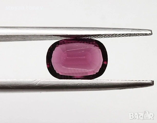 Сертифициран естествен пурпурно-розов шпинел 1,75 карата! , снимка 6 - Други - 54153194
