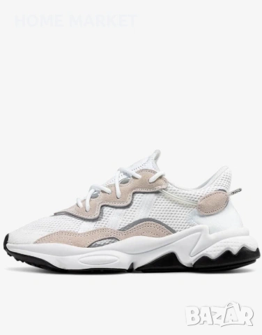 ADIDAS Originals Ozweego Shoes White/Beige Мъжките маратонки ADIDAS в бяло комбинират текстил 