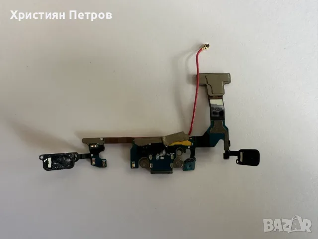 Долна платка с микрофон + антена + USB букса за зареждане за Samsung Galaxy S7 USA версия, снимка 2 - Резервни части за телефони - 55583310