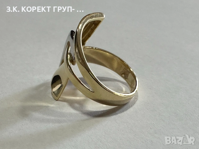 Златен дамски пръстен 14K – 5,20 г – Размер 53, снимка 4 - Пръстени - 55092195