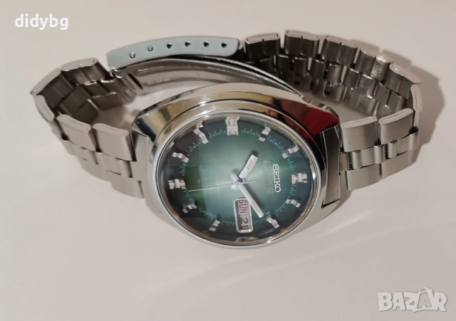 Часовник Seiko 5 Actus Автоматик 1972 година, снимка 7 - Мъжки - 54444249