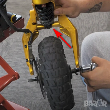 M8x60 фиксиращ щифт/шпиндел Kaabo Mantis King GT, снимка 2 - Части за велосипеди - 54234692