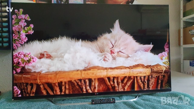 LG 55 инча ЛГ LED 3D 3Д смарт лед телевизор - като нов!, снимка 2 - Телевизори - 54126624