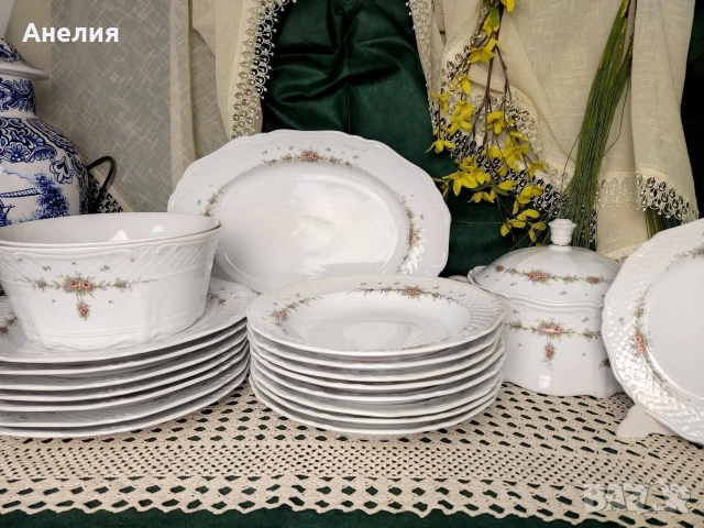 Esenbach Bavaria нежни цветчета чинии, снимка 14 - Чинии - 54579114