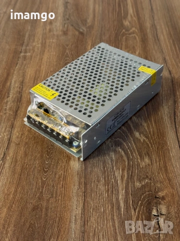 Захранващ блок CyberLife 12V 100W 8.3A – за LED ленти и видеонаблюдение
