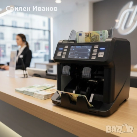 Многовалутна машина за броене на банкноти с детекция за фалшиви банкноти, снимка 2 - Друга електроника - 54462435