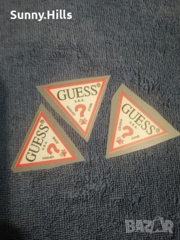 Стикери за дрехи Guess - лого - поставяне с ютия, снимка 3 - Други - 54399535