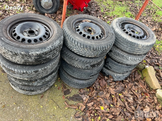 Железни джанти с гуми за vw,audi,skoda 5x112