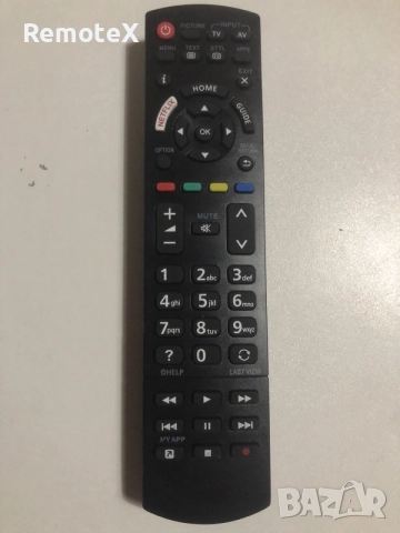 TCNOUMT дистанционно управление за Panasonic телевизори - N2QAYB001180, снимка 2 - Дистанционни - 55245339