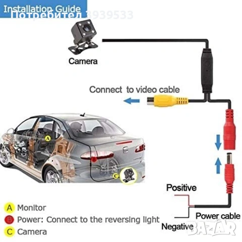 Камера за задно виждане Parking Assistance, снимка 7 - Аналогови камери - 55213158
