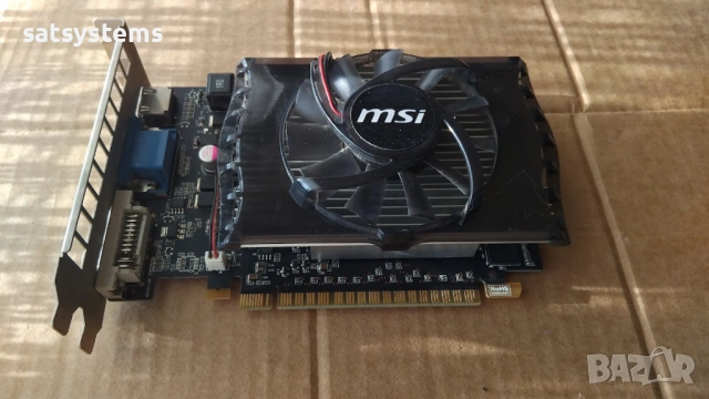 Видео карта NVidia GeForce MSI N630GT HDMI 2048MB GDDR3 128bit PCI-E, снимка 5 - Видеокарти - 54018414