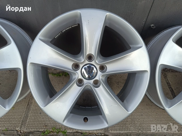 ОРИГИНАЛНИ джанти 17 ' цола 5x112 ФОЛКСВАГЕН / Volkswagen 57,1 ET39, снимка 9 - Гуми и джанти - 54568727