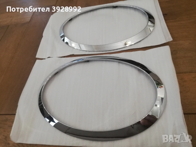 Декоративни пръстени за фаровете на Mini Cooper, снимка 7 - Части - 55079133