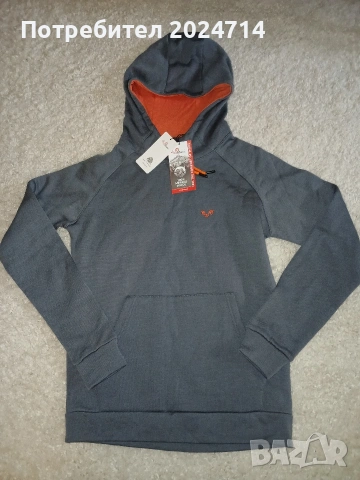 НОВО! Термо суичър 100% мерино Woolona Scout XS unisex, снимка 4 - Суичъри - 54954212