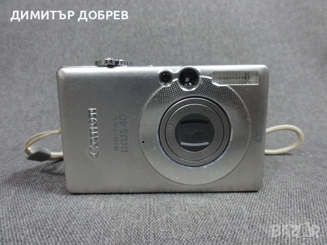 ЦИФРОВ ФОТОАПАРАТ CANON DIGITAL IXUS 40 DIGITAL 4.0MP CCD DIGITAL CAMERA Y2K RETRO DIGICAM , снимка 2 - Фотоапарати - 55092577