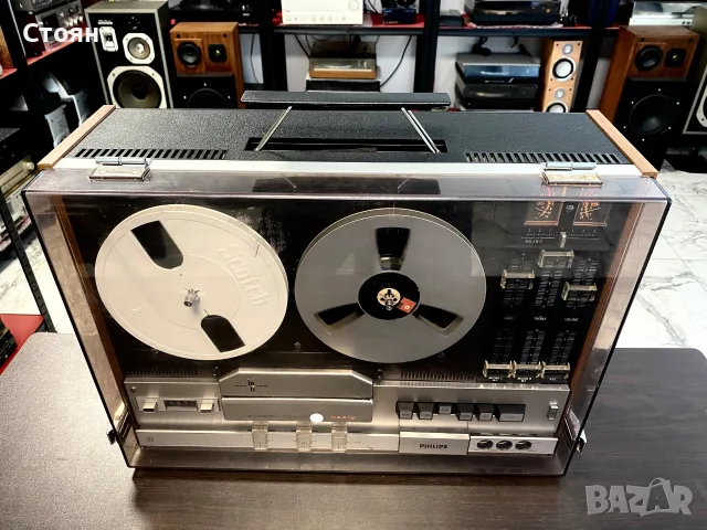 Vintage магнетофон Philips, снимка 2 - Декове - 55644216