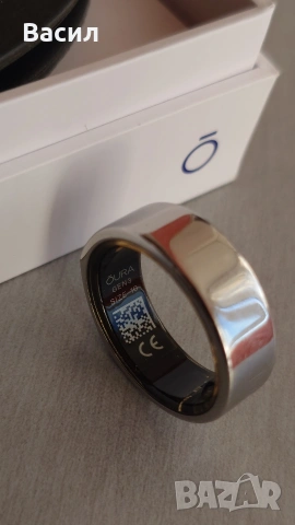 Смарт пръстен Oura Ring Gen 3, Heritage, Silver, размер 10, снимка 3 - Смарт гривни - 55166205
