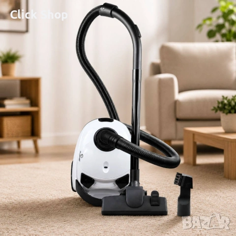 Прахосмукачка ЕК-1308, 700W, 80dB, HEPA филтър, Капацитет на торбата 1,5 л., Засмукване 16кPa, снимка 4 - Прахосмукачки - 54824115