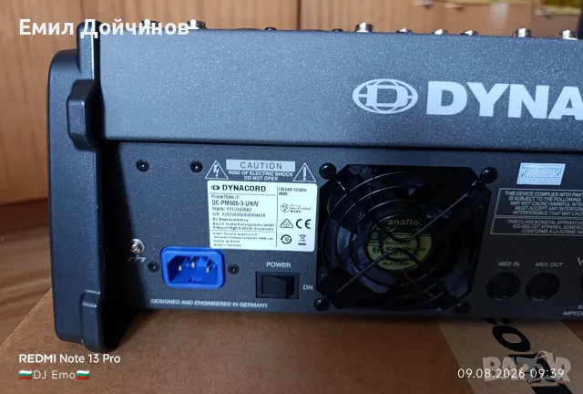 Нов DYNACORD PM600-3, снимка 10 - Аудиосистеми - 55600989
