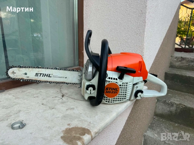 Моторен трион щил мс 231 резачка stihl 
