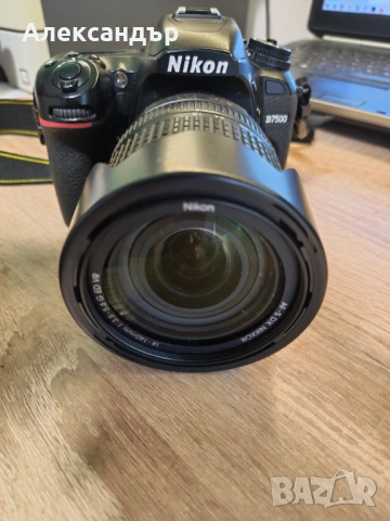 Nikon D7500 + 18-140 VR, снимка 2 - Фотоапарати - 53976795