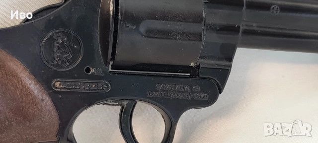Колекционерски револвер с капси Colt Python (12 капси) – Рядък модел, МЕТАЛЕН, New Old Stock (NOS)