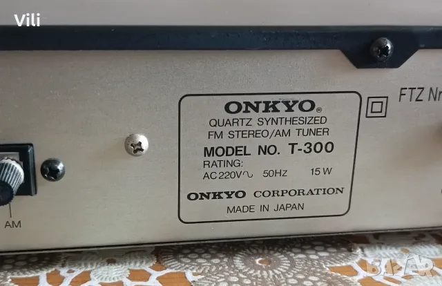 Onkyo T300-тунер, снимка 9 - Ресийвъри, усилватели, смесителни пултове - 55342722