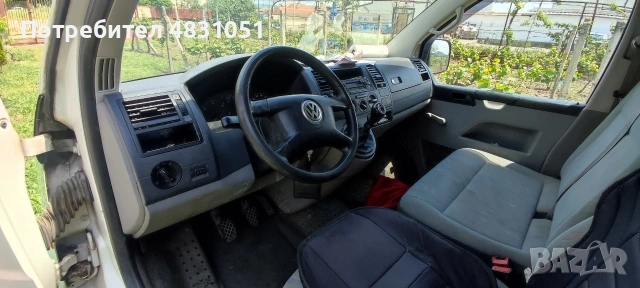 Продавам бус товарен VW Transporter 5. 1,9 дизел , снимка 6 - Бусове и автобуси - 54660219