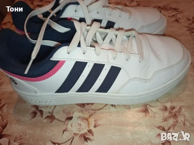 ADIDAS Оригинал Нови Дамски Кожени Маратонки 40 , снимка 10 - Маратонки - 55496015