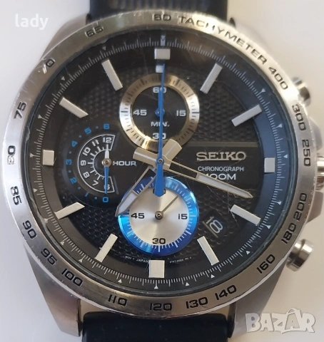 Operation SEIKO. Seiko Watch Chronograph. Men 8T67-00F0. New battery0
