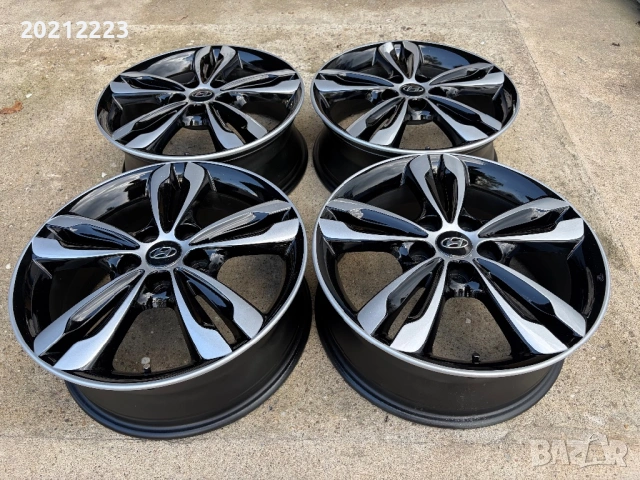 4 броя алуминиеви джанти за Hyundai IX35,IX20,Tucson,Kona,Ioniq,Elantra,Lafesta 17, снимка 11 - Гуми и джанти - 54654439