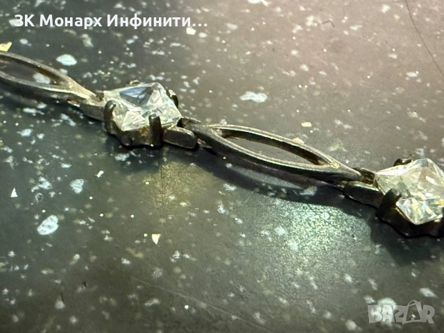 Сребърна гривна, снимка 2 - Гривни - 54731174