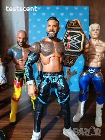 Екшън фигура WWE John Cena Джон Сина Mattel Basic Black Shorts Red Bands figure играчка