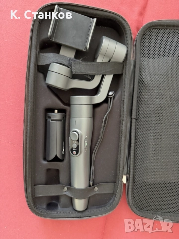 Zhiyun Smooth 4 3-Axis Smartphone Gimbal + Case + Tripod + Box, снимка 6 - Селфи стикове, аксесоари - 55169171