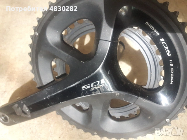 Курбели - FC-5800 / 170mm Сменено от работещо колело Курбел Shimano FC-5800 / 170mm, снимка 8 - Части за велосипеди - 55072831