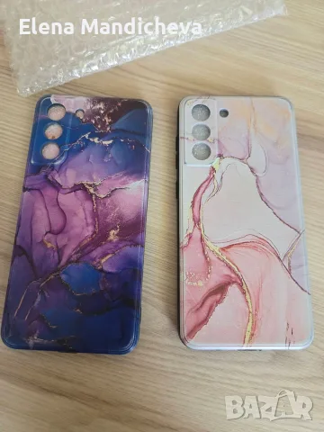 Силиконови калъфи кейс телефон с мраморен десен Samsung Galaxy S21 Fe/ S22 Samsung Galaxу 25+, снимка 2 - Samsung - 55670992