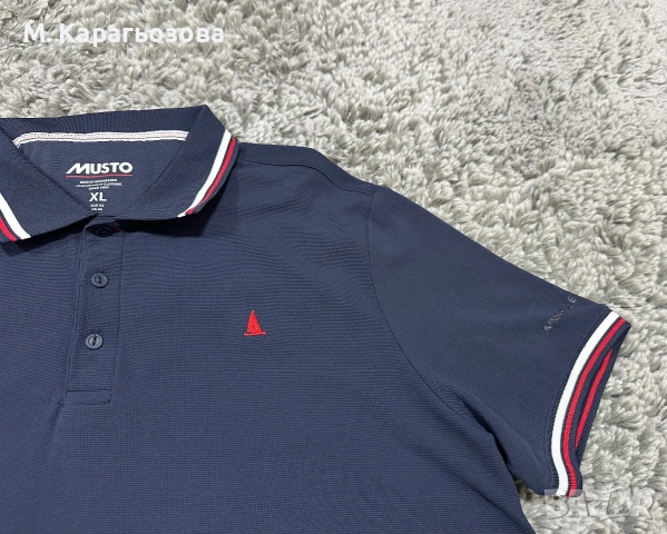 MUSTO Evolution Pro Lite Polo Tee, Размер XL, снимка 3 - Тениски - 55081967