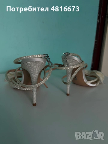 Steve Madden blyss ivory sandals , снимка 3 - Дамски обувки на ток - 54407811