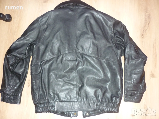 мъжко кожено яке, снимка 2 - Якета - 54340449
