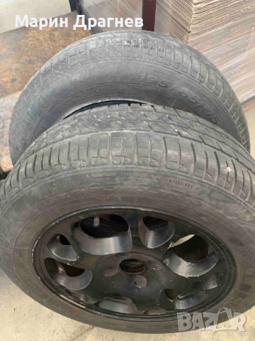 летни гуми 195/65 R15 с алуминиеви джанти 7Jx15 H2 ET35, снимка 2 - Гуми и джанти - 54492415