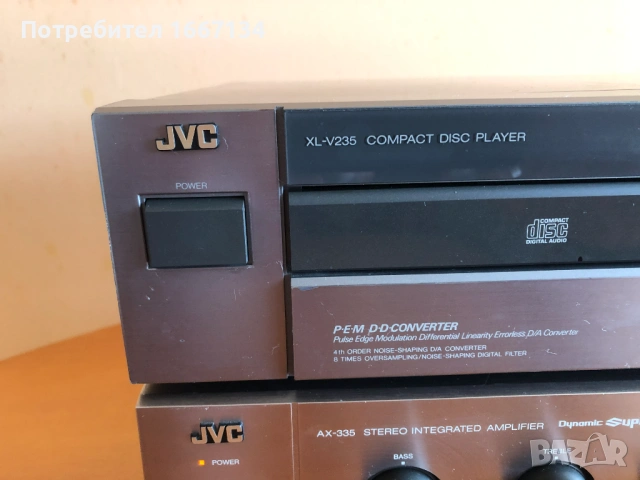 JVC AX-335/JVC XL-V235, снимка 3 - Ресийвъри, усилватели, смесителни пултове - 54626409