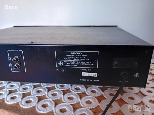 Nikko graphic equalizer , снимка 3 - Еквалайзери - 54012232